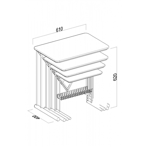 ÖZTÜRKLER 4 LÜ TEKERLEKLİ ZİGON